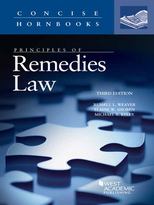 cover image of Principles of Remedies Law